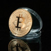 Gold Plated &amp; Bronze Physical Bitcoins - 1 of each -Casascius Bit Coin BTC With Case For Souvenir New Year Gift BTC001