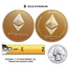 New Gold Plated Bitcoin Coin Collectible Coin Litecoin Art Collection Gift Physical antique imitation home party Xmas decoration