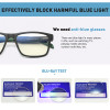 AOFLY BRAND DESIGN Blue Light Blocking Glasses Men Square TR90 Optics Frame Fashion Computer Gaming Eyewear Male UV400