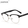 JASPEER New Anti Blue Light Blocking Glasses Retro Glasses Frame Men And Women Square Computer Goggles Eye Protection Eyewear