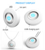 Wearable Air Purifier Necklace /Mini Portable USB /Air Cleaner /Fight flu