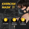 training sport mask 4.0 style black High Altitude training Conditioning 25 resistance levels adjusted