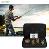 JY-35-3 Wireless Camouflage Fishing Bite Alarm Set with Receiver Case