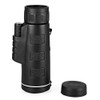 40X60 Monocular Telescope HD Night Vision Prism Scope With Phone Clip Tripod for Hunting Camping Climbing Fishing