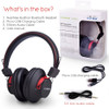 40 hours DUAL Mode Bluetooth Over Ear Headphones with Mic, Super COMFORTABLE, Wireless &amp; Wired, aptX Hi-fi NFC Headset