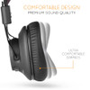 Wireless Bluetooth Over Ear Headphones with Mic, LOW LATENCY Fast Audio aptX Headset for Gaming TV PC