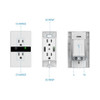 Smart Home EWELINK APP Waterproof Charger Wi-Fi Wireless Control Socket Wall Smart Power Outlet Socket Alexa Echo Google