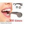 New Eco Stainless Steel Dental Flosser Oral Hygiene Dental Floss Dentes Toothpicks 300 Times Reusable clean between Teeth