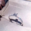 18K Rose Gold (AU750) Women Wedding Ring Certified I/SI 0.315 ct Real Diamond Elegant Classic Fine Engagement Jewelry Custom