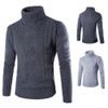 Men's Thermal High Collar Turtle Neck Long Sleeve Sweater Stretch Warm Winter Pullovers Thick Clothes