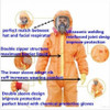 Protective Coverall Chemical Liquid Nuclear Particulates Radiation Protection Suit