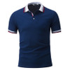  New Fashion High Quality 100% Cotton Pure Color Of Men's Short Sleeve POLO Shirt I leisure men shirt M-4XL