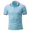  New Fashion High Quality 100% Cotton Pure Color Of Men's Short Sleeve POLO Shirt I leisure men shirt M-4XL