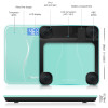 A2s Bathroom Body Scales Glass Smart Household Electronic Digital Floor Weight Balance Bariatric LCD Display 180KG/50G