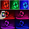 5M 5050 RGB WIFI LED Strip light Waterproof 24Key Remote WIFI Wireless Controller 12V adapter Full Kit Work with Alexa