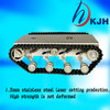 tank Robot DIY Chassis Smart track with two carbon brush motor for Arduino Stainless steel tanks, t100