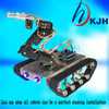 tank Robot DIY Chassis Smart track with two carbon brush motor for Arduino Stainless steel tanks, t100