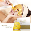 3pcs/set 24k Gold Crystal Collagen Mask Face Lifting Moisturizing Exfoliating Facial Mask Cleansing Anti Wrinkle Anti Aging