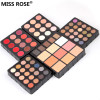 Brand MISS ROSE cosmetic case makeup set of matte shimmer eye shadow,concealer,blush,eyebrow,lip eye liner pen