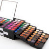 Miss Rose Brand Makeup Set Professional 144 Color Eyeshadow + 3 Colors Eyebrow + 3 Color Blush Waterproof Full Makeup Palette