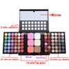 MISKOS 78 Color Eyeshadow Palette Set 48 Eyeshadow + 24 Lip Gloss +6 Foundation face powder Blush Makeup Kit Cosmetics