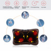 3D Fit Design Vibrating Neck Massager Pillow Car Home Shiatsu Massage Neck Relaxation Back Waist Body Massage Deep-Kneading 