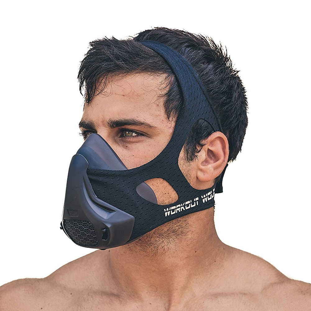 24 Breathing Resistance Levels Endurance Fitness Training Mask High