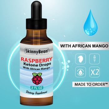 Raspberry Ketone Drops | by SkinnyBean® with | Garcinia | African Mango | Ginseng