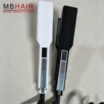 Professional Nano titanium Touch hair straightener fast flat iron electric straightening high quality Touch screen Fast Shipping