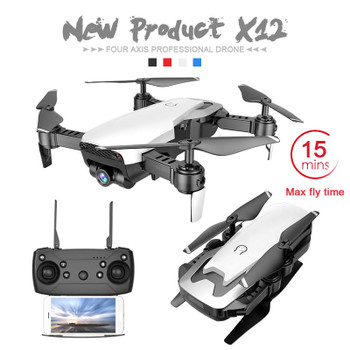 Newest X12 with 0.3MP/2MP Wide Angle HD WiFi Camera FPV Mini Drone Rc Helicopter Hight Hold Quadcopter Vs Eachine E58 Dron Toys