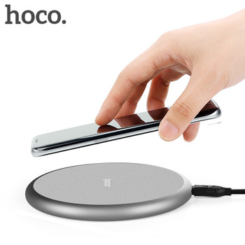 HOCO Original QI Wireless Charger Round Stand Fast for iPhone x 8 8 plus Samsung Galaxy S8 S8 Plus S7 S6 Edge High 