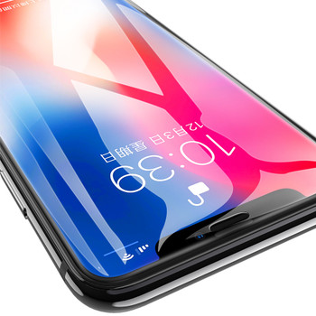 HOCO Phone Screen Protector Tempered Glass For iPhone X 9H 3D Curved Full Cover Protective Toughened Glass Film for iPhone 10