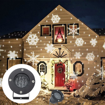 Litwod Z27 Outdoor Snowflake LED Stage Snow Lights Waterproof Light Christmas Holiday White &amp; RGB Color Lighting party 220V 110V