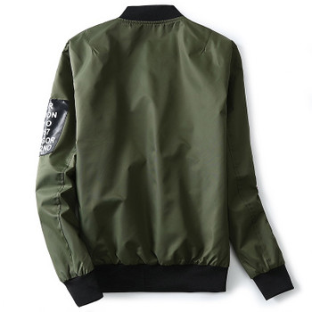 Bomber Jacket Men Pilot with Patches Green Both Side Wear Thin Pilot Bomber Jacket Men Wind Breaker Jacket Men,DA113 