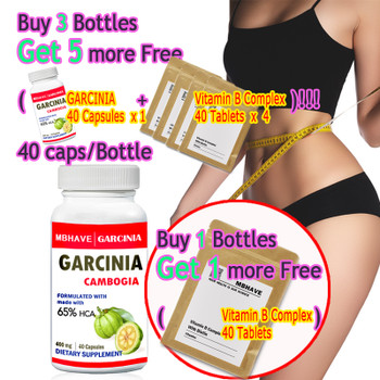 BUY 1 GET 1 AND free vitamin B complex free ! Pure garcinia cambogia slimming products loss weight diet product