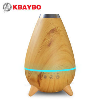 400ml Hot Sale LEDLight Ultrasonic Air Humidifier Mist Maker Fogger Electric Aroma Diffuser Essential Oil Aromatherapy Household