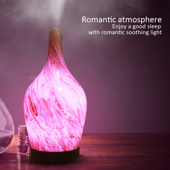 100ml Aroma Air Humidifier Essential Oil Diffuser Aromatherapy Electric Diffuser Mist Maker for Home with 7 LED lights