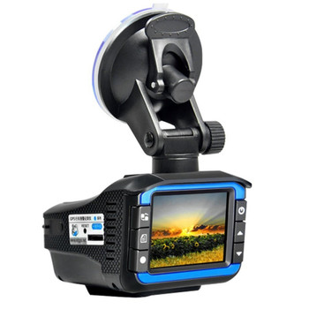 2 in 1 RD + Car DVR Camera Dash Cam Video Radar Speed Detector Night Vision HD LCD Display 720P Support 32G TF Dashcam