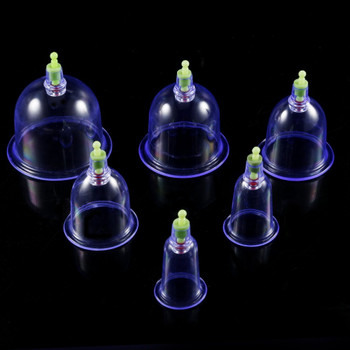 12 Pcs Medical Vacuum Cupping Massage  Body Cupping Set Portable Massage Therapy Body Relaxation  Health Care