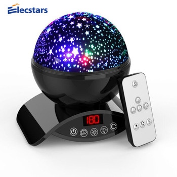 Elecstars LED Night Light Rotating Remote Control Star Projector Moon Lights gift