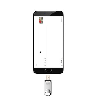 Mini Pendrive 64GB 32GB 16GB 8GB Custom Logo Usb Flash Drive Free OTG (Micro USB) Adapter For Android Phone Metal Disk On Key