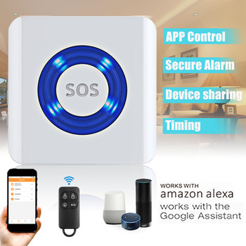 Smart WIFI Home Security Alarm APP System Works With Alexa/Google Home Voice Control Smart Home Accessories