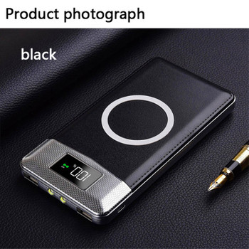 Quick Charge Wireless Power Bank Dual USB Power Bank 30000mAh Wireless Charger Powerbank External Portable