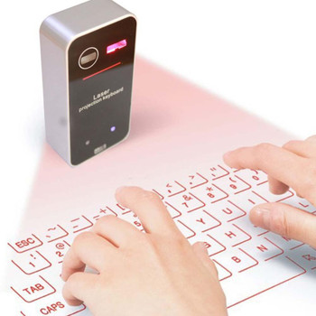 New Bluetooth Laser Projection Keyboard Virtual Keyboard for Smartphone PC Tablet Laptop Computer English QWERTY keyboard