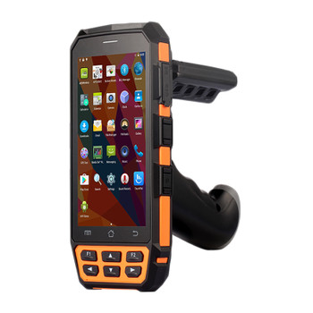 SM-DT510 Rugged GSM 4G Handheld Computer device Android 7.0 Barcode Scanner 1D 2D NFC RFID UHF Reader PDA with Pistol Grip 