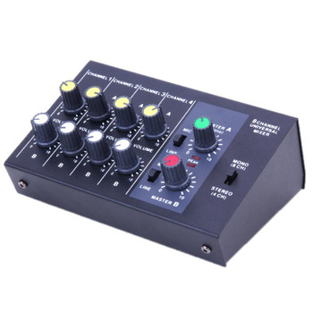  R-X219 8 Channel Universal Mixer Stage Performance Musical Equipment Console Karaoke Digital Mixing Console