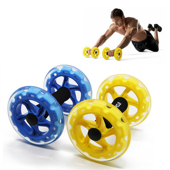 Procircle Ab Wheels Abdominal Exercise Rollers For Core Trainer Strength Exercise Crossfit Gym Body Fitness Double-Wheeled