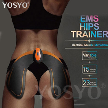 Wireless EMS Hips Trainer Remote USB Rechargeable Muscle Toner Stimulator Butt Toner Helps To Lift Shape and Firm the Butt