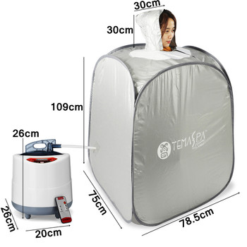 Portable Indoor Foldable 2L 220V 60Hz 1000W Steam Sauna Room Tent Loss Weight Slimming Skin Spa AU Plug For Personal Health Care