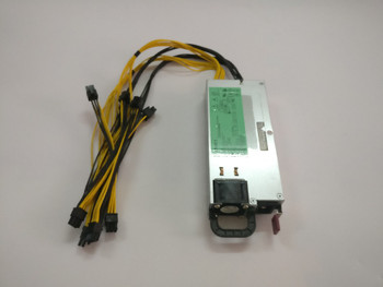 Free shipping BTC LTC miners for power, ultra-small size, low noise,  1200w 12V 100A output. Including 8PICE 6P connector YUNHUI